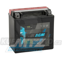 Baterie (akumulátor motocyklový) YTX14L-BS (12V-12Ah)