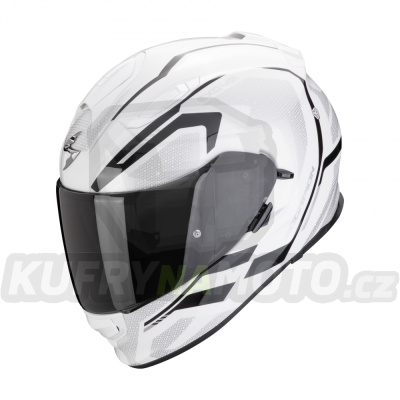 Moto přilba SCORPION EXO-491 KRIPTA bílo/černá