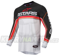 dres FLUID SPEED, ALPINESTARS (černá/šedá/červená)