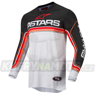 dres FLUID SPEED, ALPINESTARS (černá/šedá/červená)