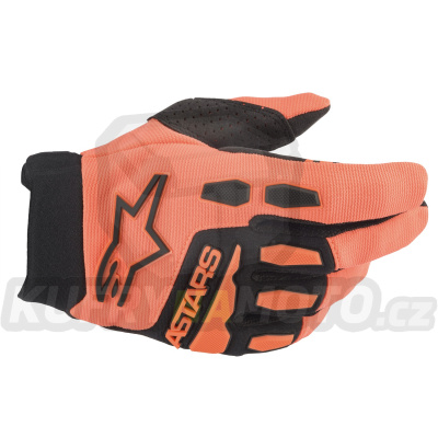 rukavice FULL BORE, ALPINESTARS, dětské (oranžová/černá) 2024