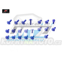 Sada šroubů na plasty - ZETA ZE88-5676 - Yamaha YZF450 / 18-22 + YZF250 / 19-23 + YZF250X+YZF450X - modré