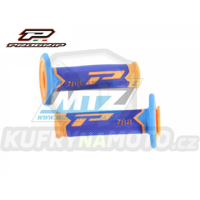Rukojeti/Gripy Progrip 788 - Special Edition 282 - fluo oranžovo-modro-světle modré (třívrstvé)