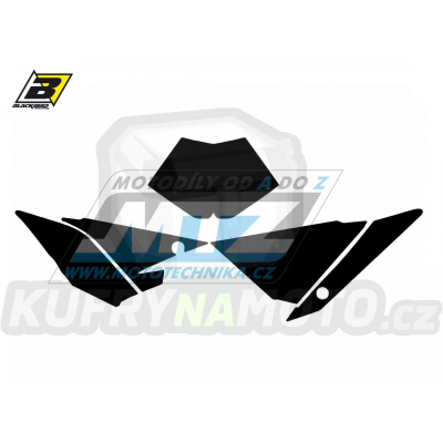 Polepy číslových tabulek (vystřižené) - Beta RR 2T+4T / 18-19 - barva černá