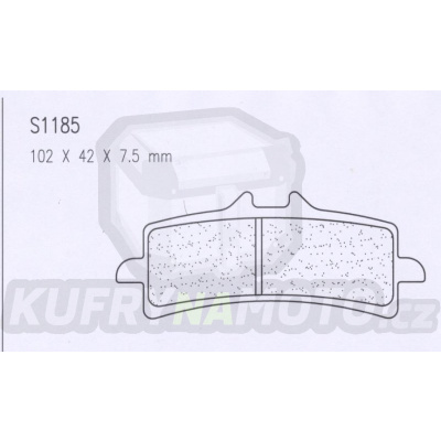 Brzdové destičky CL BRAKES 1185 A3+