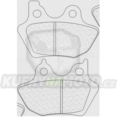 Brzdové destičky CL BRAKES 2958 RX3