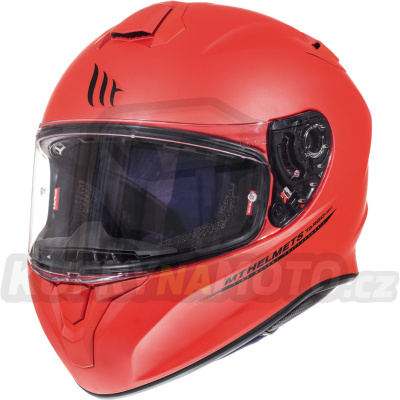 Přilba MT integrální MODEL TARGO SOLID mat RED barva červená MAT velikost M
